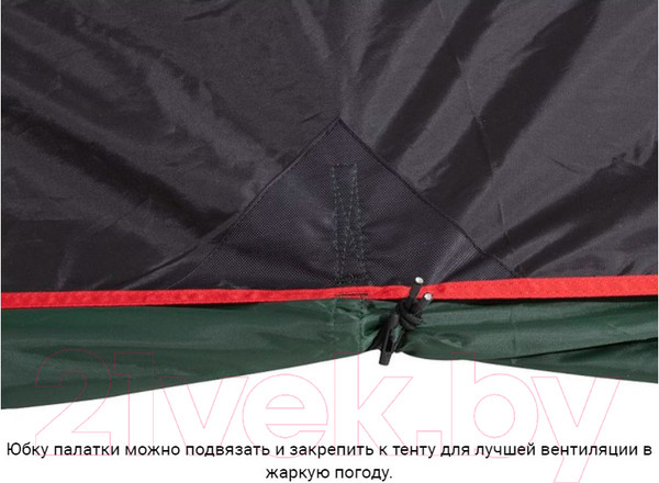 Изображение товара Палатка Alexika Carolina 5 Luxe / 9171.5101 (зеленый)