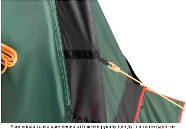 Изображение товара Палатка Alexika Carolina 5 Luxe / 9171.5101 (зеленый)