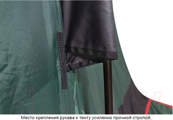 Изображение товара Палатка Alexika Carolina 5 Luxe / 9171.5101 (зеленый)