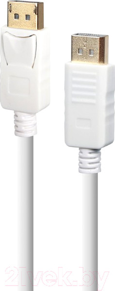 Изображение товара Кабель Cablexpert CC-DP2-6-W (1.8м, белый)