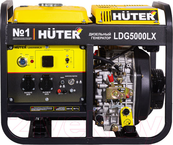 Изображение товара Дизельный генератор Huter LDG 5000LX (64/2/7)