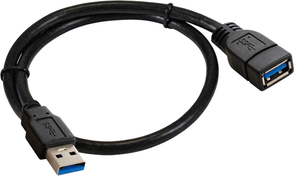 Изображение товара Удлинитель кабеля ExeGate EX-CC-USB3-AMAF-0.5 / EX294749RUS (0.5м)