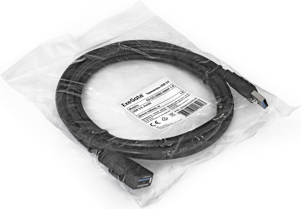 Изображение товара Удлинитель кабеля ExeGate EX-CC-USB3-AMAF-1.0 / EX284931RUS (1м)