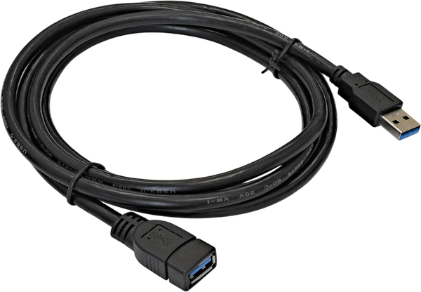 Изображение товара Удлинитель кабеля ExeGate EX-CC-USB3-AMAF-1.0 / EX284931RUS (1м)