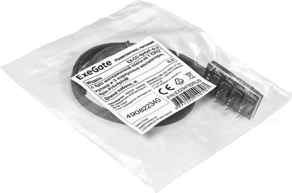 Изображение товара Кабель/переходник ExeGate EX-CC-4p4xF / EX294793RUS (0.25м)