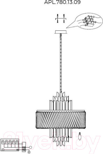 Изображение товара Люстра Aployt APL.780.13.09