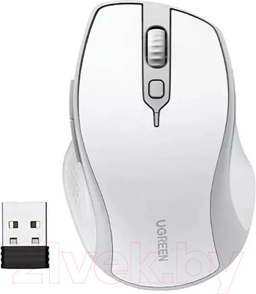 Изображение товара Мышь Ugreen MU101 / 15805 (белый)