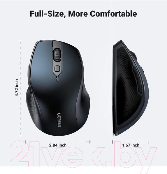 Изображение товара Мышь Ugreen MU101 / 15807 (синий)