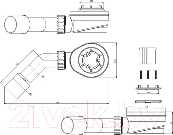 Изображение товара Сифон Deante KXY_9956