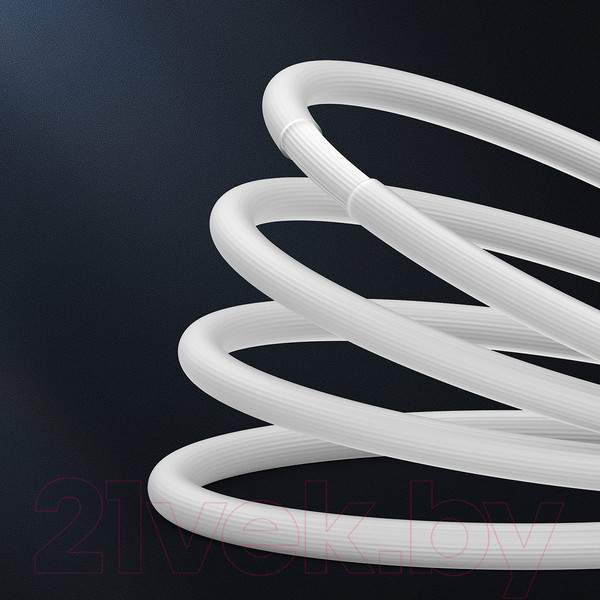 Изображение товара Кабель Baseus CoolPlay USB to iP 2.4A / CAKW000502 (2м, белый)