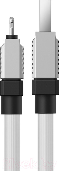 Изображение товара Кабель Baseus CoolPlay USB to iP 2.4A / CAKW000502 (2м, белый)