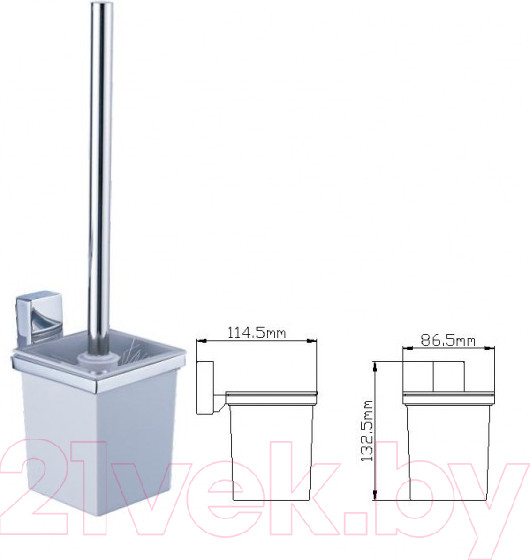 Изображение товара Ершик для унитаза Wisent WP2710