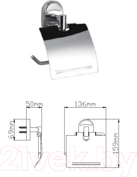 Изображение товара Держатель для туалетной бумаги Wisent WP2803