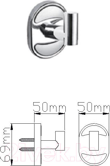 Изображение товара Крючок для ванной Wisent WP2805-1