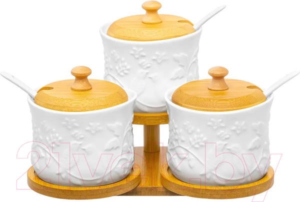 Изображение товара Набор емкостей для хранения Elan Gallery Птички на ветке / 540866