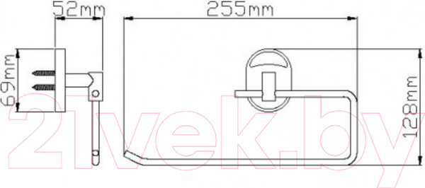 Изображение товара Держатель для бумажных полотенец в ванную Wisent WP2803-2