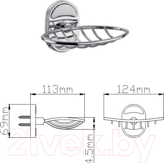 Изображение товара Мыльница Wisent WP2802-1