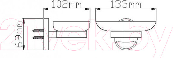 Изображение товара Мыльница Wisent WP2802