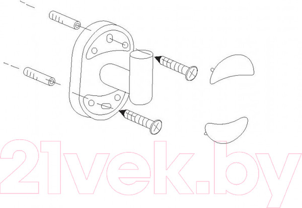 Изображение товара Держатель для освежителя воздуха Wisent WP2802-3