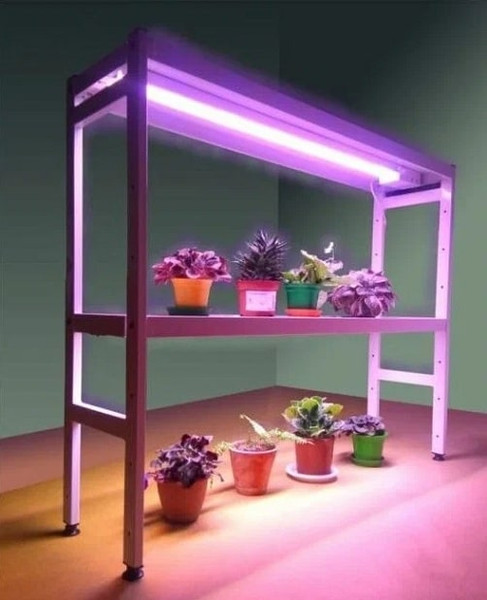 Изображение товара Стеллаж для рассады Петромаш Led 15 / 9603 (белый)