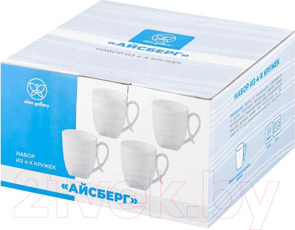 Изображение товара Набор кружек Elan Gallery Айсберг волны / 540883