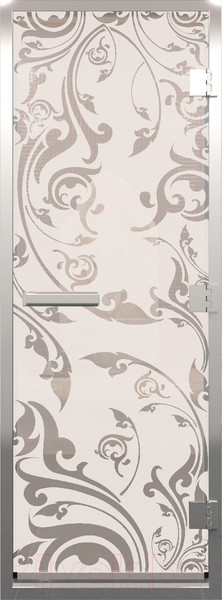Изображение товара Стеклянная дверь для бани/сауны Doorwood Хамам Венеция 70x190 / DW00462 (сатин)
