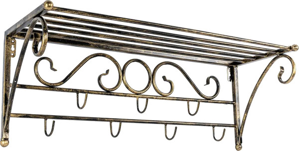 Изображение товара Вешалка для одежды Dudo ВННС-022-1 (черный/золото)