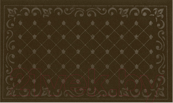 Изображение товара Коврик грязезащитный Kovroff Ромбы 60x90 / П/10/03/04 (синий)