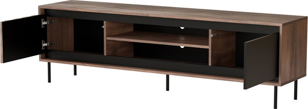 Изображение товара Тумба Halmar Swing RTV-1 (орех/черный)