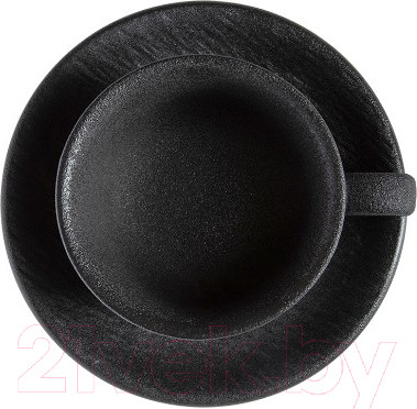 Изображение товара Чашка с блюдцем Corone Grafica XSY299/XSY300 / фк6925 (черный)
