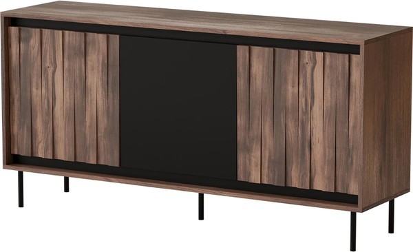 Изображение товара Тумба Halmar Swing KM-1 (орех/черный)