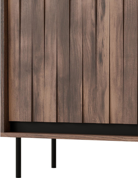 Изображение товара Тумба Halmar Swing KM-2 (орех/черный)