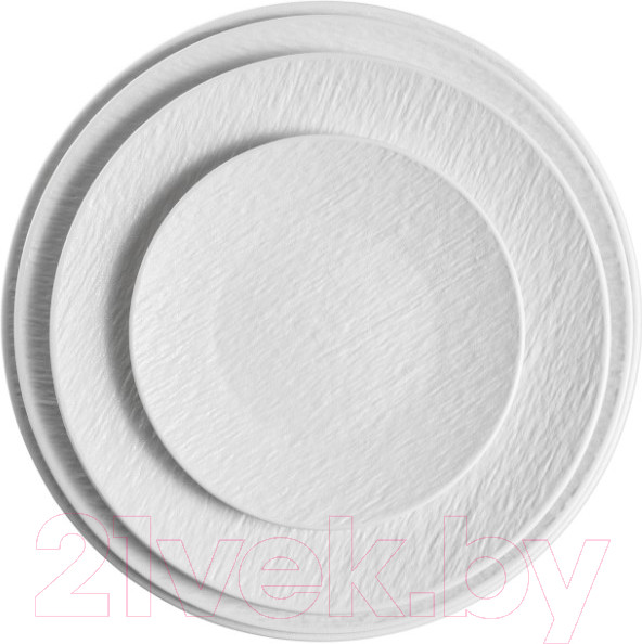 Изображение товара Тарелка столовая обеденная Corone Grafica XSY3240 / фк6951 (белый)