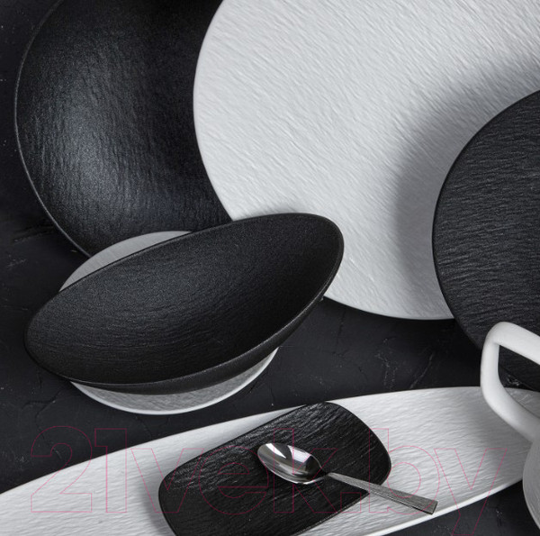 Изображение товара Тарелка столовая обеденная Corone Grafica XSY3262 / фк6920 (черный)