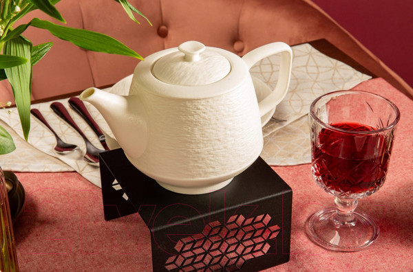 Изображение товара Чашка с блюдцем Corone Grafica XSY412/XSY413 / фк6955 (белый)