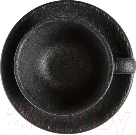 Изображение товара Чашка с блюдцем Corone Grafica XSY297/XSY298 / фк6924 (черный)