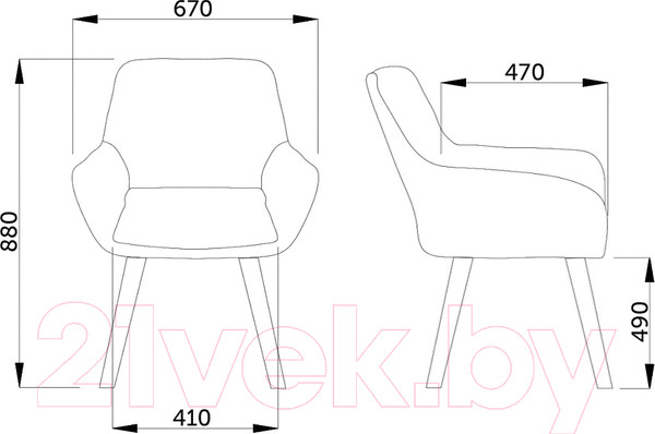 Изображение товара Стул AksHome Soft (темно-серый)