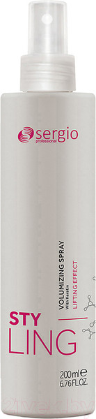 Изображение товара Спрей для волос Sergio Professional Style кератиновый объем лифтинг эффект (200мл)