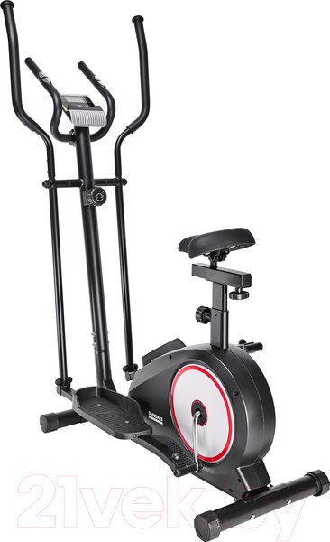 Изображение товара Эллиптический тренажер Sundays Fitness Simple Line K8508HA (черный/красный)