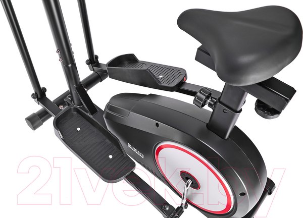 Изображение товара Эллиптический тренажер Sundays Fitness Simple Line K8508HA (черный/красный)