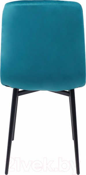 Изображение товара Стул Алвест AV 406-N (темно-бирюзовый бархат H-56/черный)