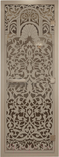 Изображение товара Стеклянная дверь для бани/сауны Doorwood Хамам Флоренция 70x190 / DW00733 (прозрачный)