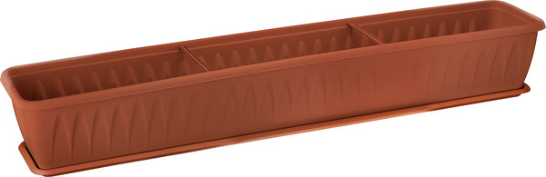 Изображение товара Ящик для рассады Idea Алиция М3218 (терракотовый, с поддоном)