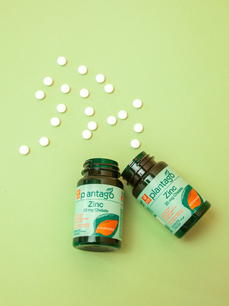 Изображение товара Витаминно-минеральный комплекс Plantago Zinc Chelate 25mg (60шт)