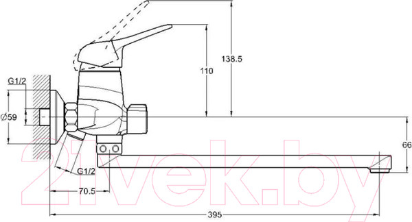 Изображение товара Смеситель Econoce EC0363