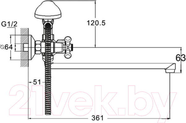 Изображение товара Смеситель Econoce EC0424