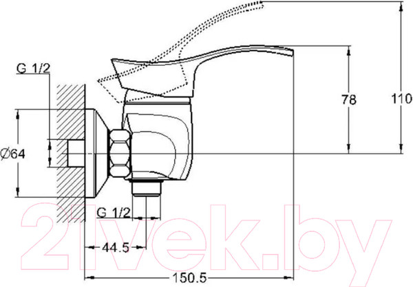 Изображение товара Смеситель Econoce EC0362