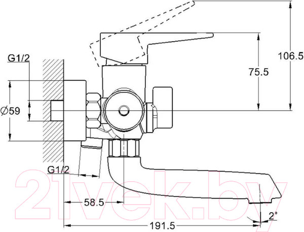Изображение товара Смеситель Econoce EC0402