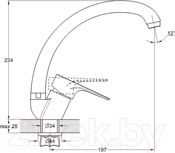 Изображение товара Смеситель Econoce EC0403