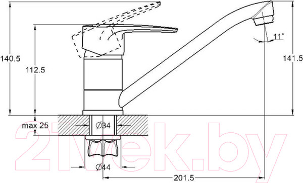 Изображение товара Смеситель Econoce EC0350